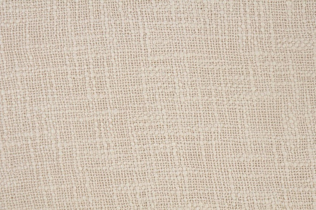 Set of Two 20" Beige Cotton Throw Pillows HomeRoots