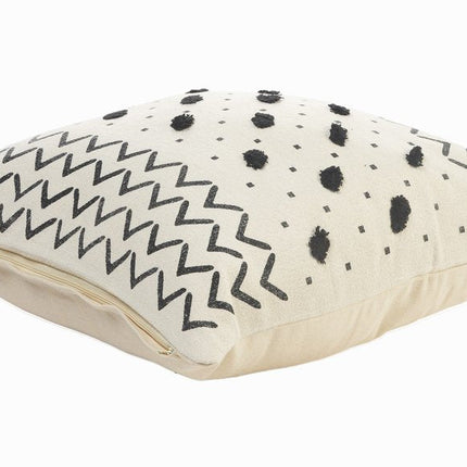 Set of Two 20" White Chevron Throw Pillows HomeRoots