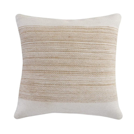 Set of Two 20" Sand Striped Throw Pillows HomeRoots