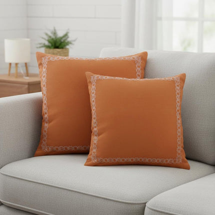 Set of Two 20" Rose Throw Pillows HomeRoots