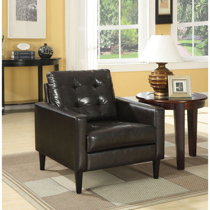 ACME 59046 Balin Accent Chair, Espresso PU