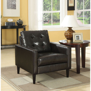 ACME 59046 Balin Accent Chair, Espresso PU ACME Furniture