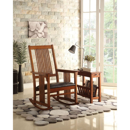 ACME 59214 Kloris Rocking Chair, Tobacco