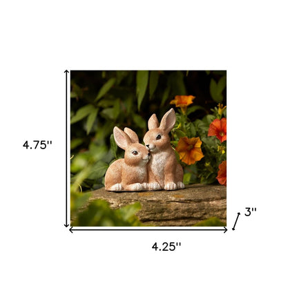 Set of Two Beige Polyresin Figurine Tabletop Sculpture HomeRoots