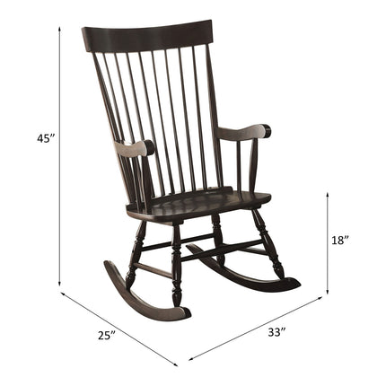 ACME 59297 Arlo Rocking Chair, Black