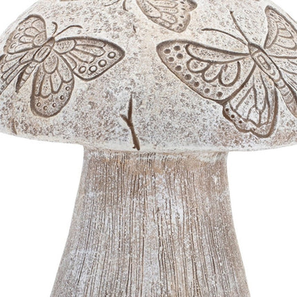 Set of Two Gray Polyresin Figurine Tabletop Sculpture HomeRoots
