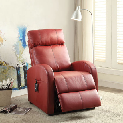 ACME 59406 Ricardo Recliner with Power Lift, Red PU