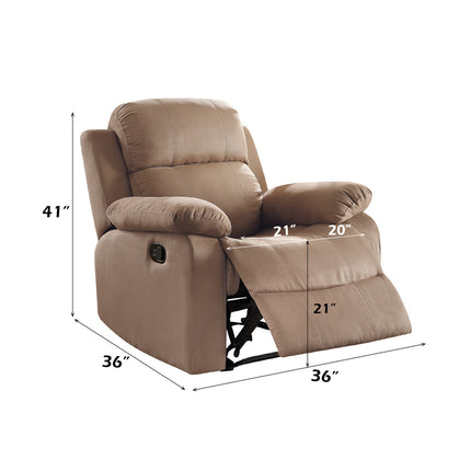 ACME 59468 Parklon Recliner, Brown Microfiber