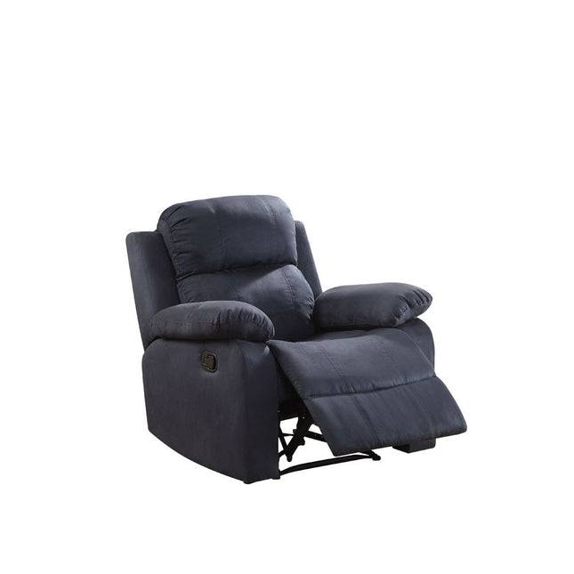 ACME 59476 Parklon Recliner, Blue Microfiber