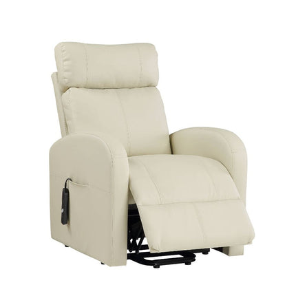 ACME 59499 Ricardo Recliner with Power Lift, Beige PU