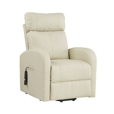 ACME 59499 Ricardo Recliner with Power Lift, Beige PU ACME Furniture