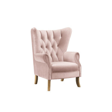ACME 59516 Adonis Accent Chair, Blush Pink Velvet ACME Furniture