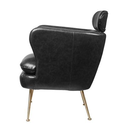 ACME 59520 Phelan Accent Chair, Dark Gray PU