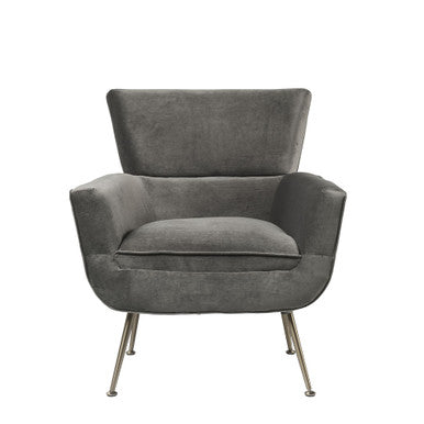 ACME 59522 Varik Accent Chair, Gray Velvet ACME Furniture
