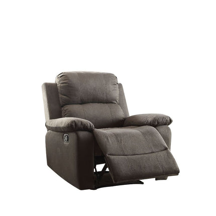 ACME 59525 Bina Recliner, Charcoal Polished Microfiber