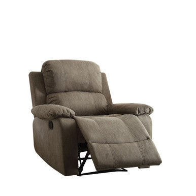 ACME 59528 Bina Recliner, Gray Polished Microfiber ACME Furniture