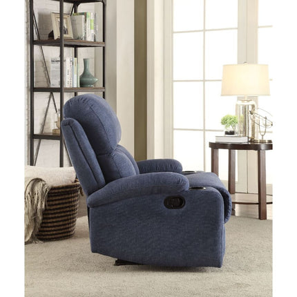 ACME 59545 Rosia Recliner, Blue Velvet