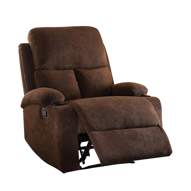 ACME 59547 Rosia Recliner, Chocolate Velvet