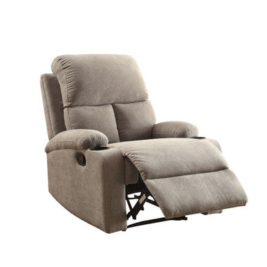 ACME 59549 Rosia Recliner, Gray Velvet ACME Furniture
