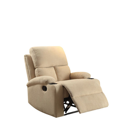 ACME 59551 Rosia Recliner, Beige Velvet