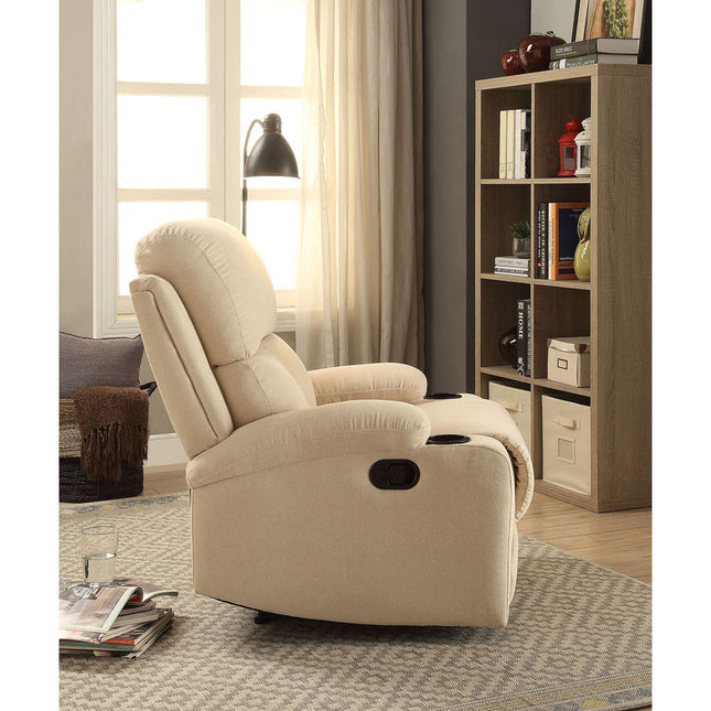 ACME 59551 Rosia Recliner, Beige Velvet