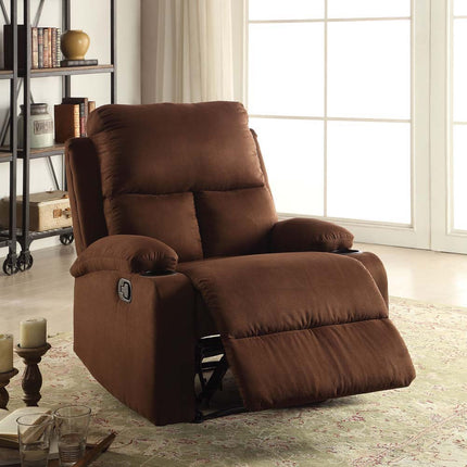 ACME 59553 Rosia Recliner, Chocolate Microfiber
