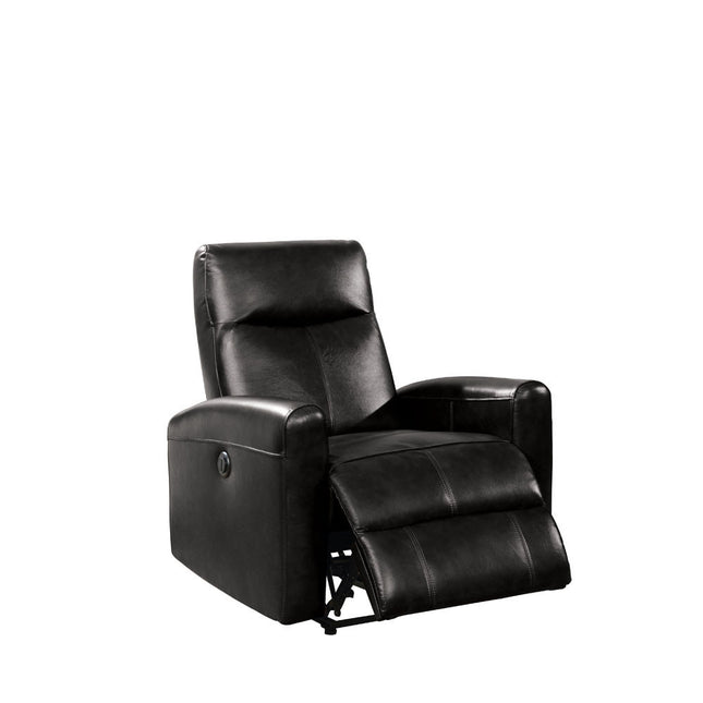 ACME 59686 Blane Recliner (Power Motion), Beige Top Grain Leather Match