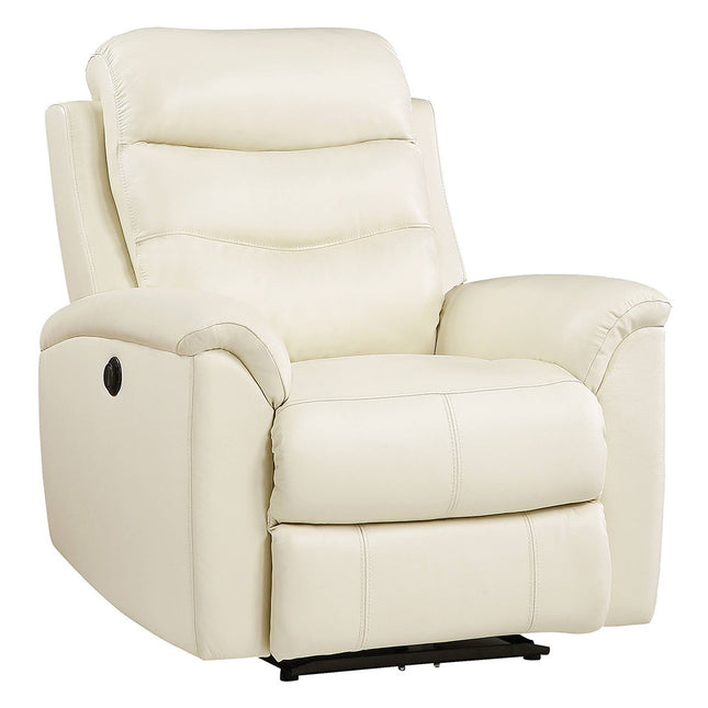 ACME 59692 Ava Recliner (Power Motion), Beige Top Grain Leather Match