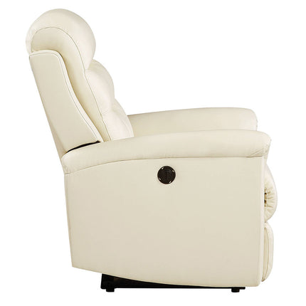 ACME 59692 Ava Recliner (Power Motion), Beige Top Grain Leather Match