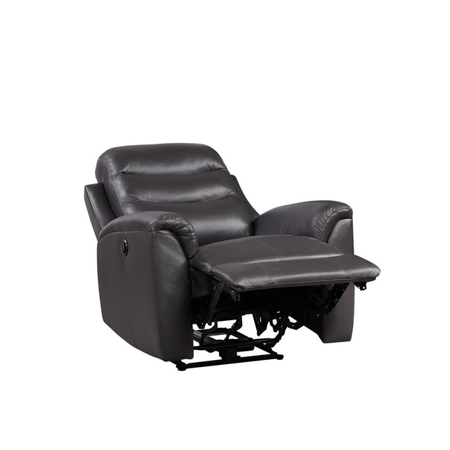 ACME 59693 Ava Recliner (Power Motion), Brown Top Grain Leather Match