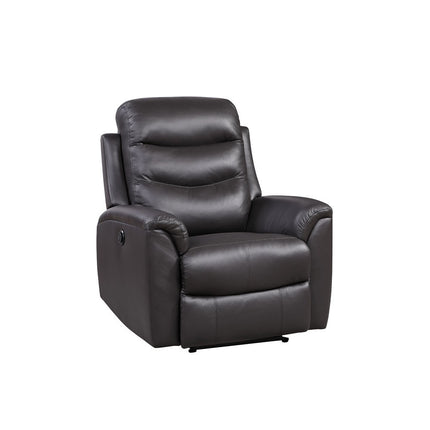 ACME 59693 Ava Recliner (Power Motion), Brown Top Grain Leather Match