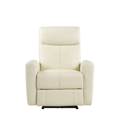 ACME 59772 Blane Recliner (Power Motion), Beige Top Grain Leather Match