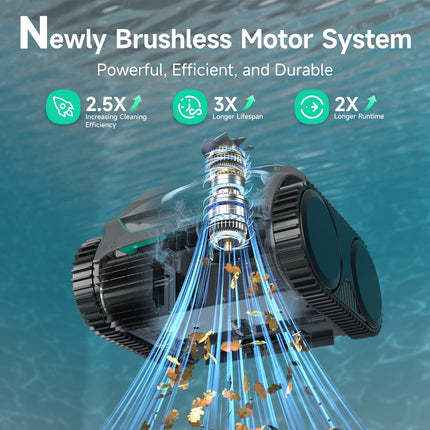 (2026 Upgrade) WYBOT C2 Cordless Robotic Pool Cleaner WYBOT