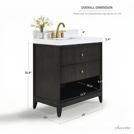 Momo 24" Bath Vanity Set Ancerre Designs