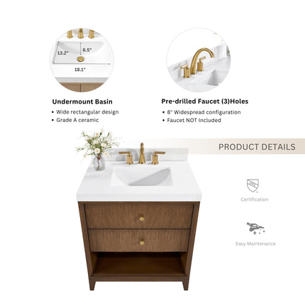 Momo 24" Bath Vanity Set Ancerre Designs