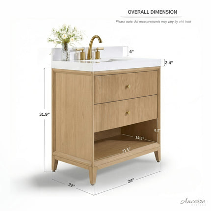 Momo 24" Bath Vanity Set Ancerre Designs