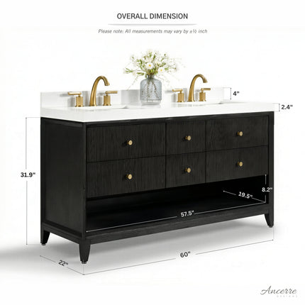Momo 60" Bath Vanity Set Ancerre Designs