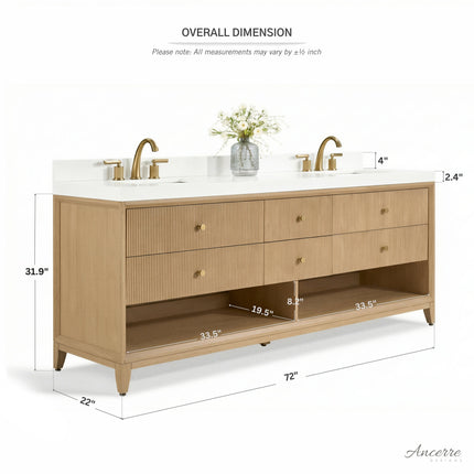 Momo 72" Bath Vanity Set Ancerre Designs