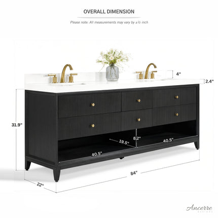Momo 84" Bath Vanity Set Ancerre Designs