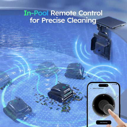 WYBOT S2 Solar with Solar-Powered Charging Dock Robotic Pool Cleaner WYBOT