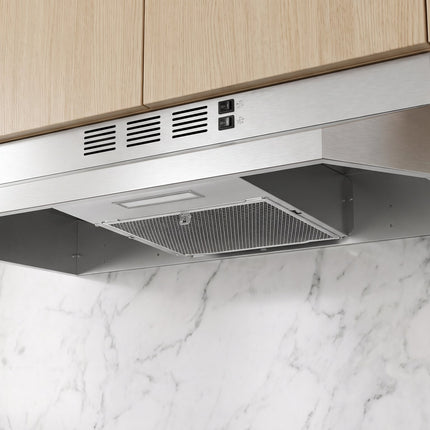 Forno Cappa 30-Inch Under Cabinet Range Hood, Stainless Steel, 200 CFM, Convertible, LED Lighting FORNO