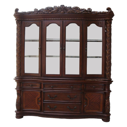 ACME 60006 Vendome Hutch & Buffet, Cherry (1Set/2Ctn)  1