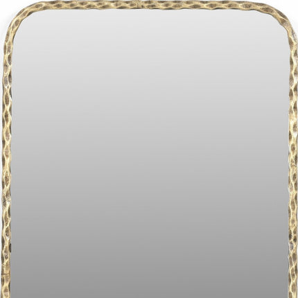 48" Brass Iron Framed Accent Mirror