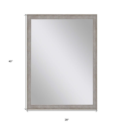 40" Silver Accent Mirror HomeRoots