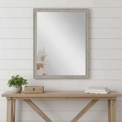44" Silver Framed Accent Mirror HomeRoots