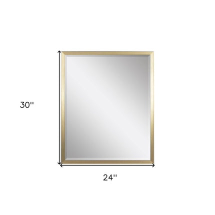 30" Gold Accent Mirror HomeRoots