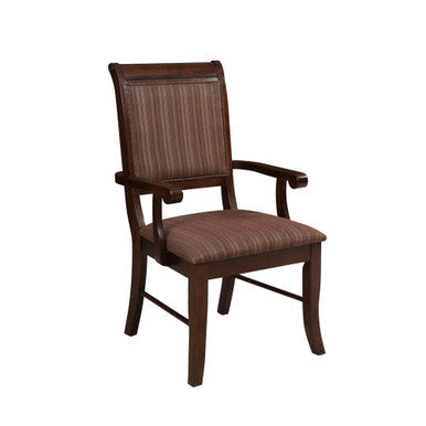 ACME 60684 Mahavira Arm Chair (Set-2), Fabric & Espresso ACME Furniture