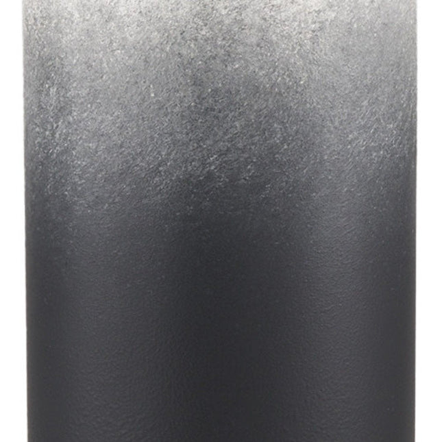 20" Black And White Ombre Metal Table Vase HomeRoots