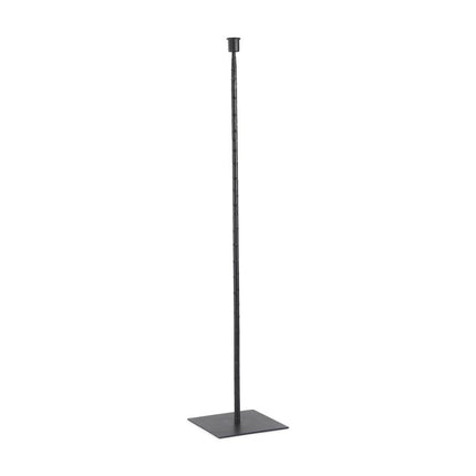 30" Black Abstract Metal Tabletop Taper Candlestick HomeRoots