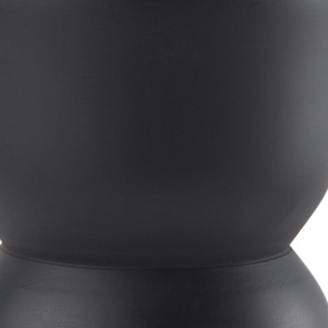 8" Black Metal Tabletop Taper Candle Holder HomeRoots